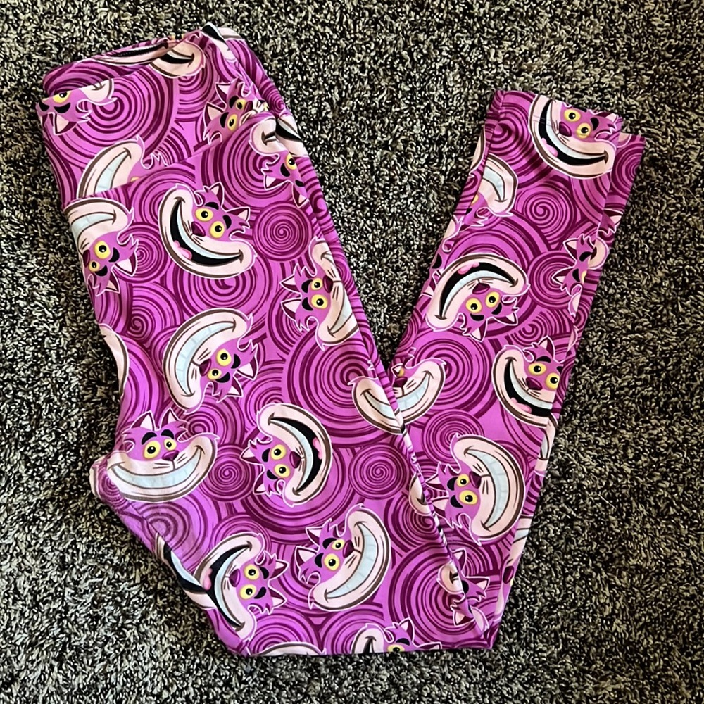 LuLaRoe Disney Cheshire Cat Leggings
